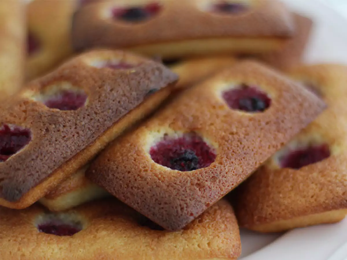 Kue financier rasberi yang super mudah! - foto 3