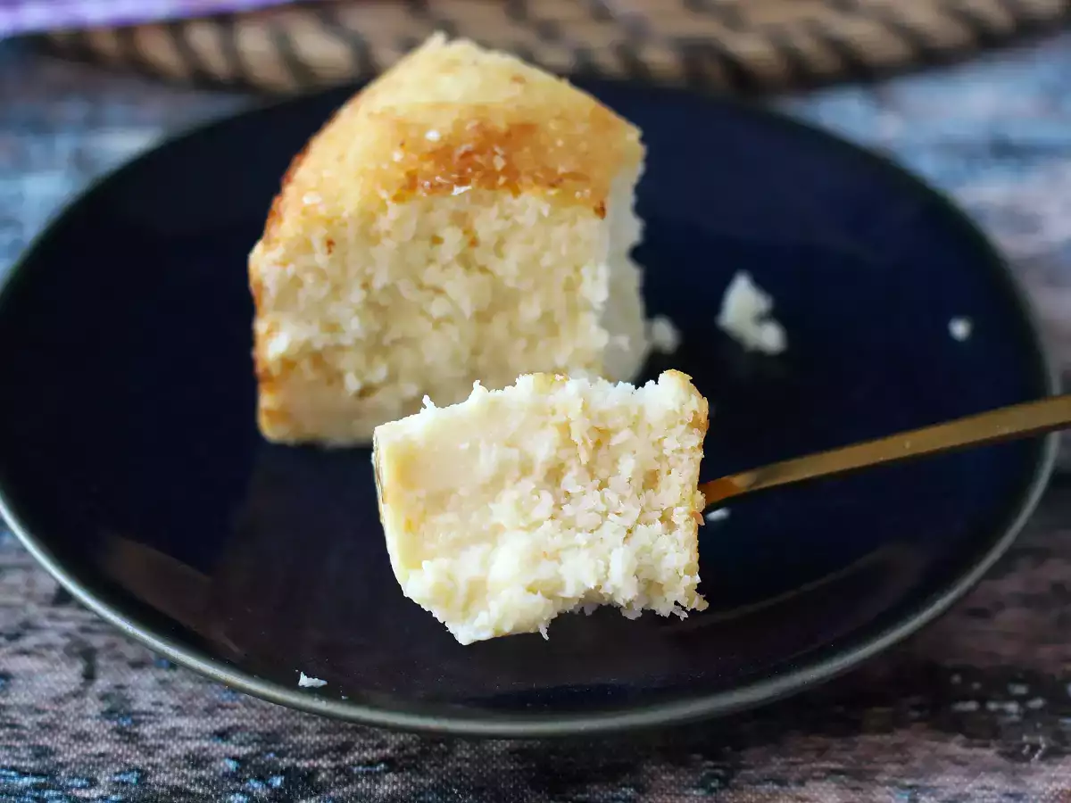 Kue flan kelapa dan susu kental manis, mudah dibuat dan lembut di mulut - foto 2