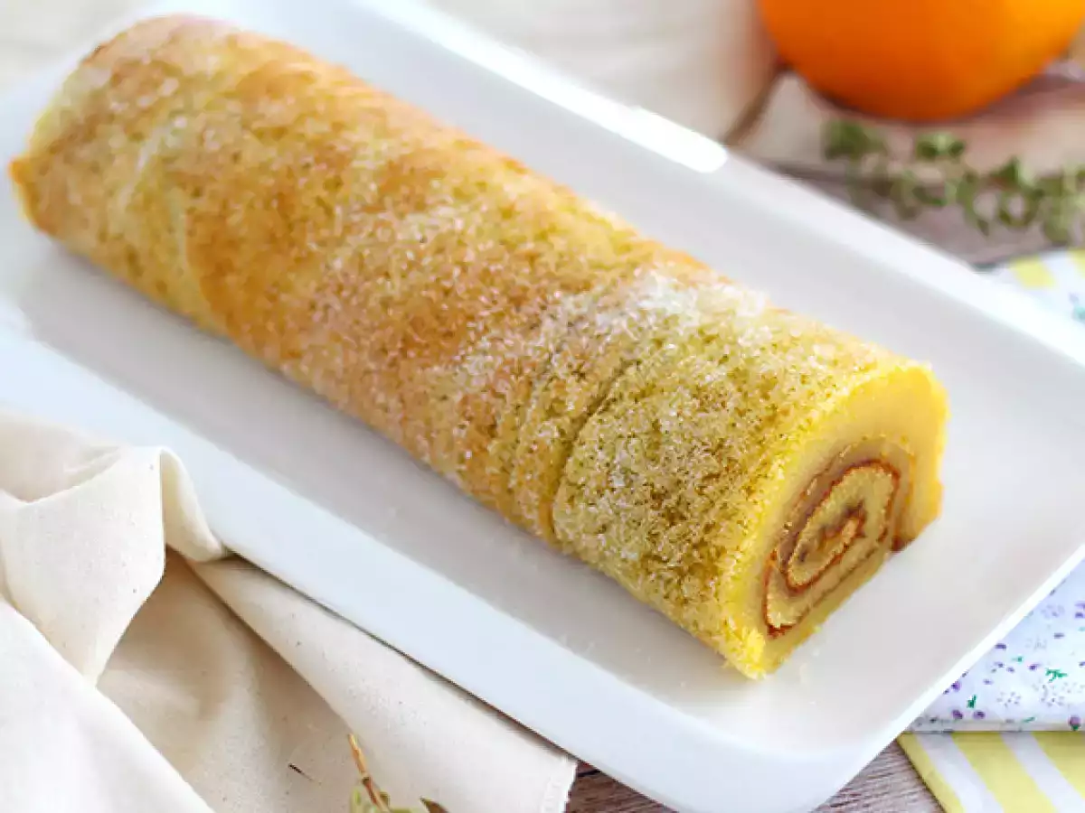 Kue gulung jeruk Portugis - Torta de laranja - foto 2