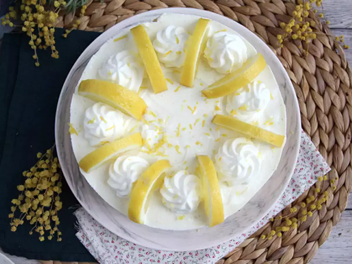 Kue keju lemon tanpa panggang - foto 3