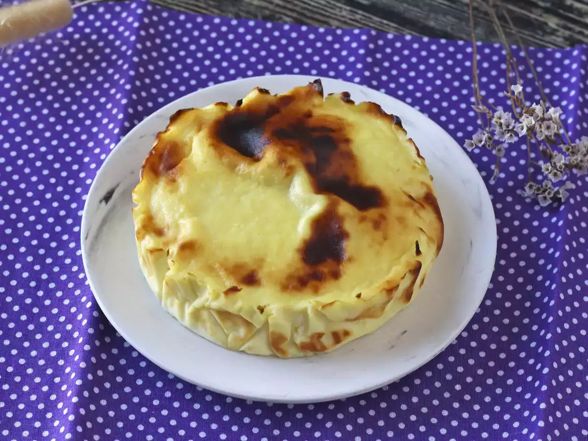 Kue keju yang sehat dalam penggorengan udara - foto 5