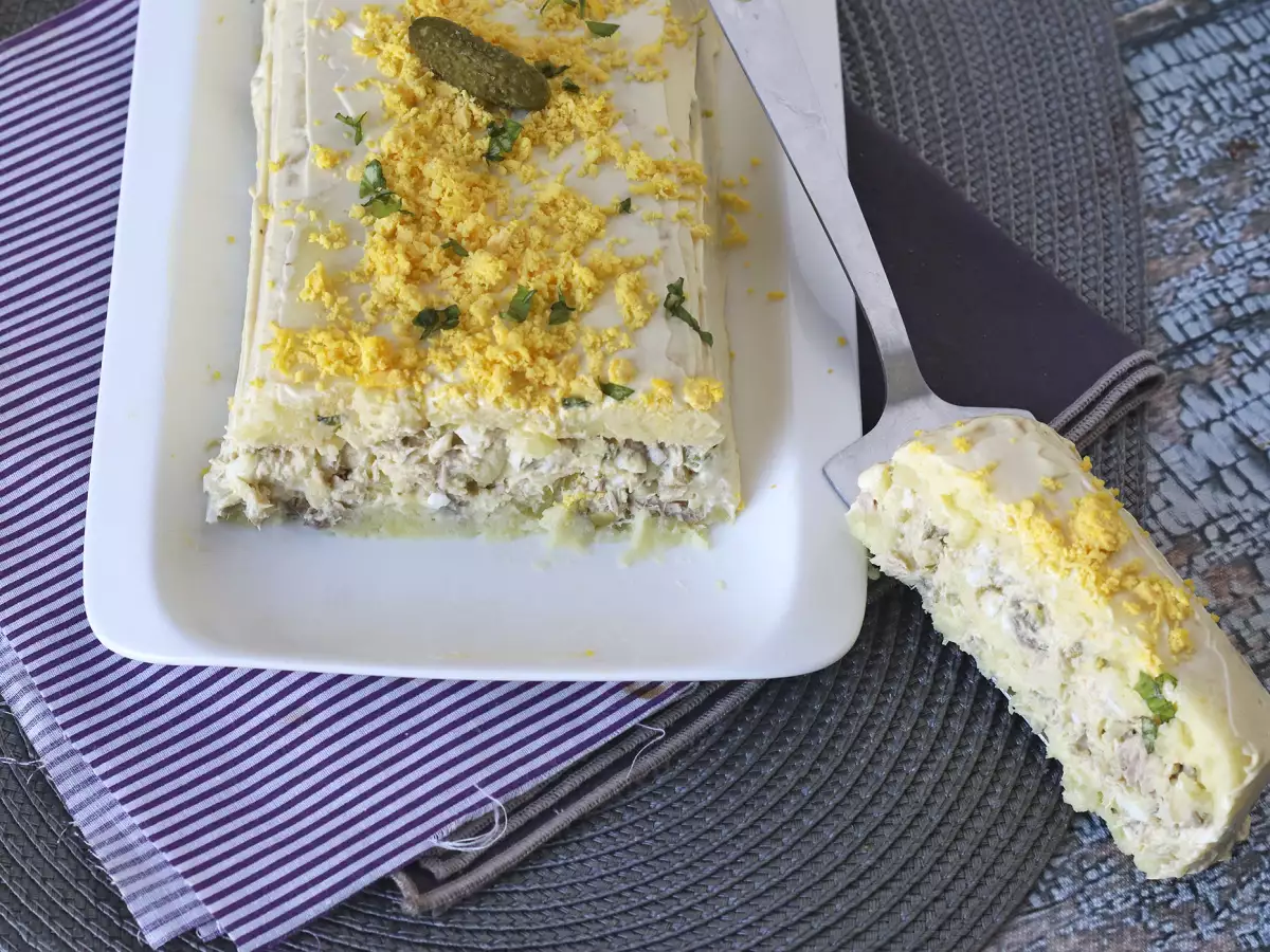 Kue Kentang Dingin dengan Tuna dan Mayones, Mudah Tanpa Oven - foto 4