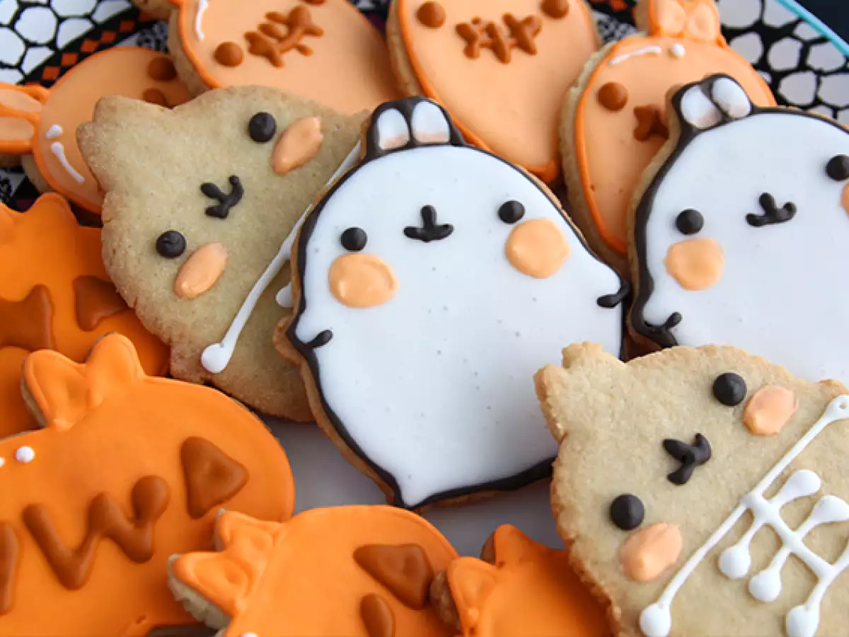 Kue Kering Molang Hias untuk Halloween - foto 4