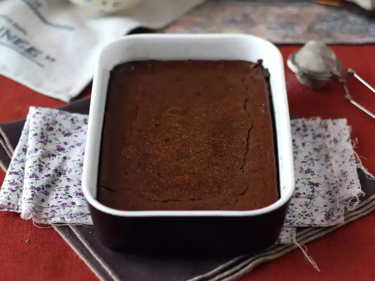 Kue krim cokelat dan kastanye EXTRA FONDANT hanya dengan 4 bahan - foto 2