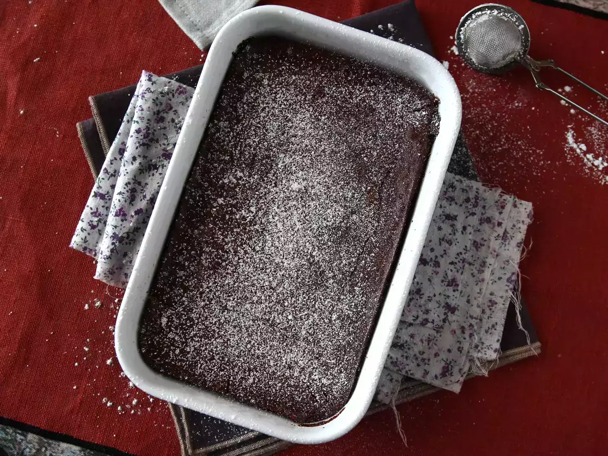 Kue krim cokelat dan kastanye EXTRA FONDANT hanya dengan 4 bahan - foto 4