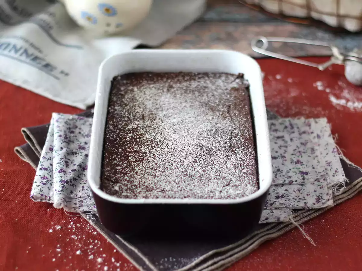 Kue krim cokelat dan kastanye EXTRA FONDANT hanya dengan 4 bahan - foto 6