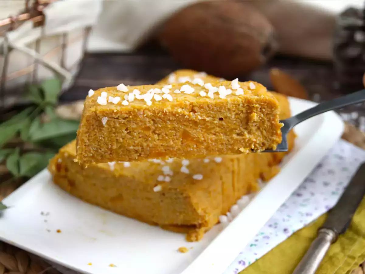 Kue labu dan kelapa (mudah) - foto 2