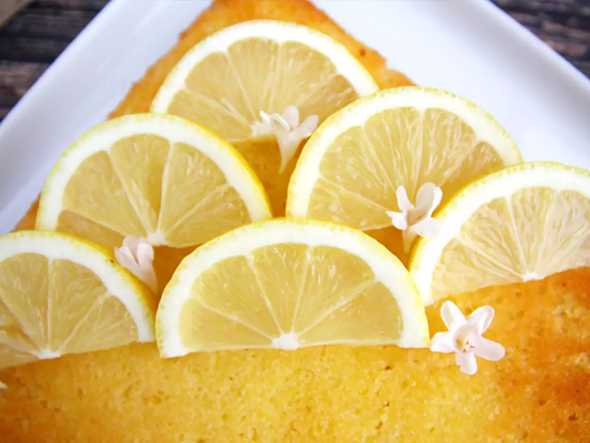 Kue lemon yang mudah - foto 3