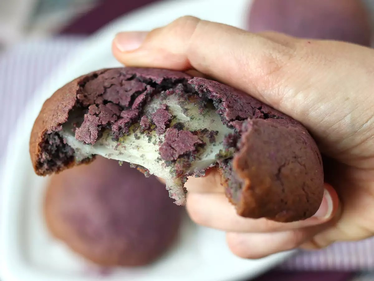Kue mochi dengan ube - foto 3