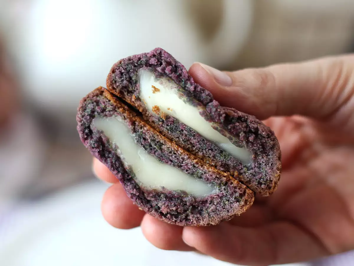Kue mochi dengan ube - foto 5
