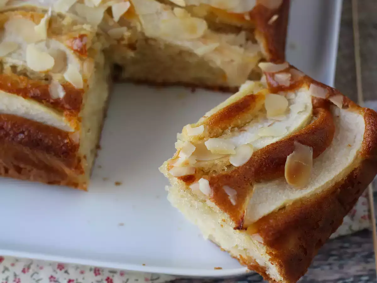 Kue pir yang mudah dibuat dan lembut dengan kacang almond - foto 5