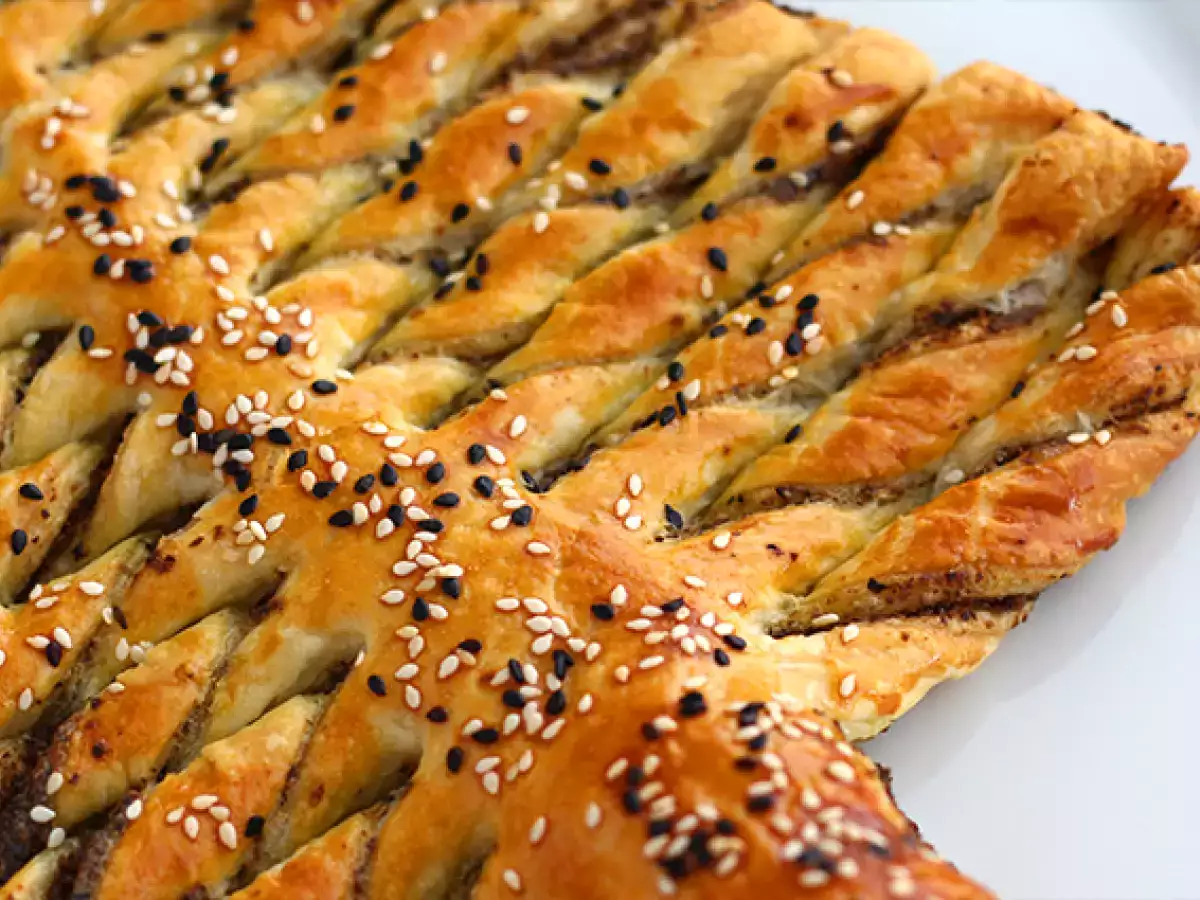 Kue puff dengan tapenade buatan sendiri - foto 4