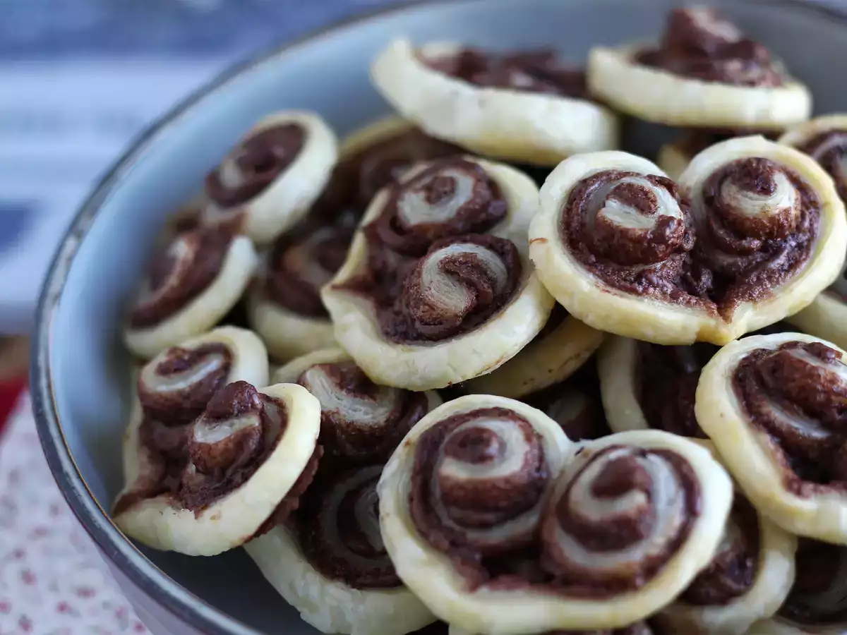 Kue puff pastry hati untuk Hari Valentine - foto 3