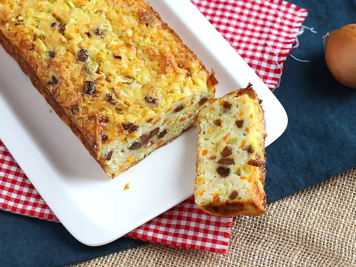 Kue semolina dengan cukini dan wortel - foto 4