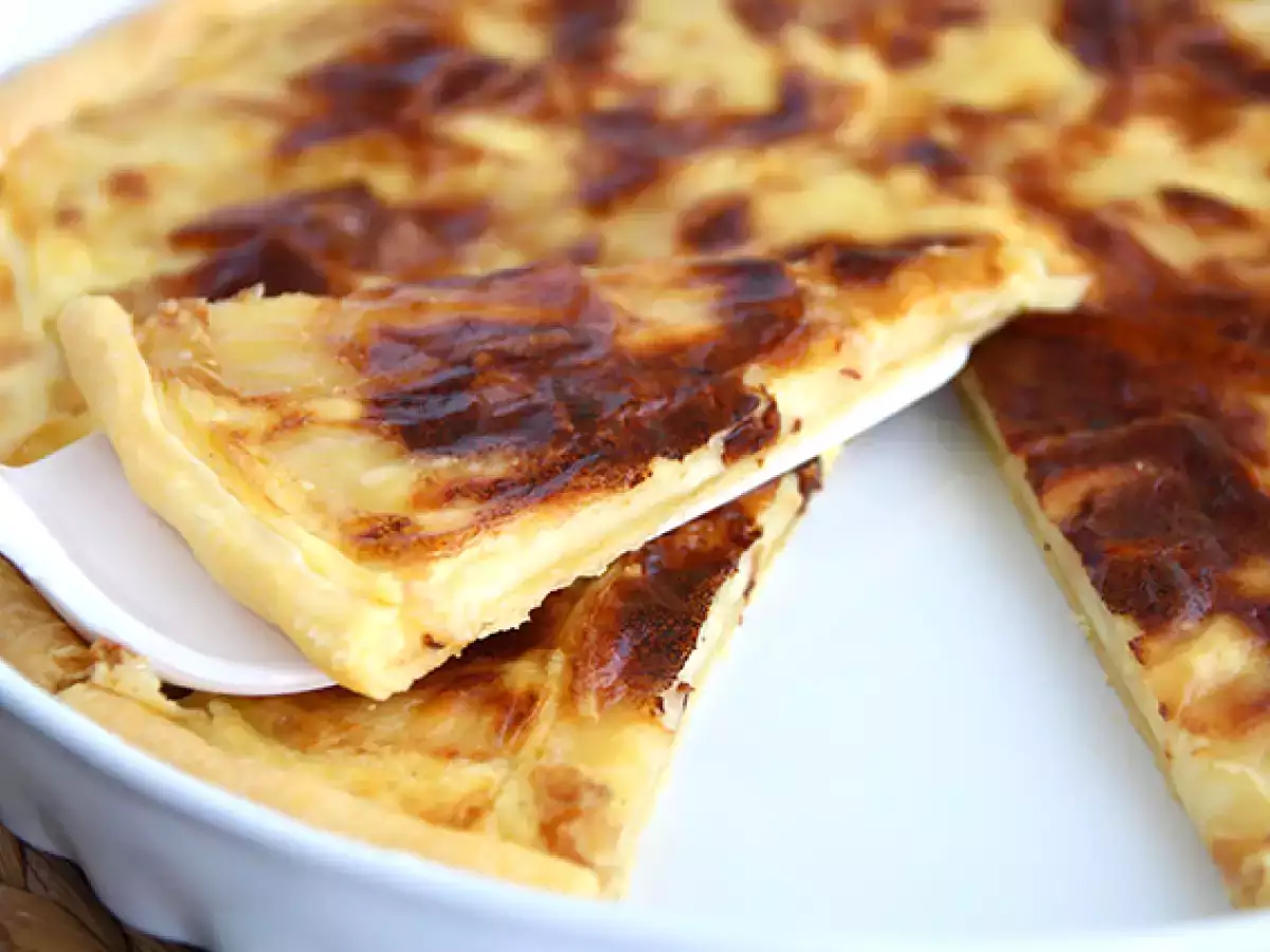 Kue tart Maroilles yang cepat dan mudah - foto 2