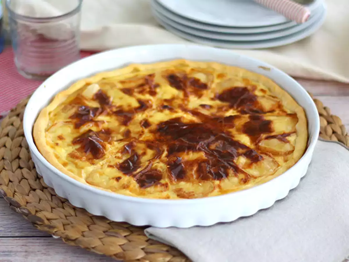 Kue tart Maroilles yang cepat dan mudah - foto 3