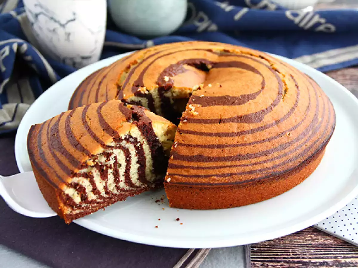 Kue Zebra, Kue Marmer Eksotis (Kue Marmer Italia) - foto 2