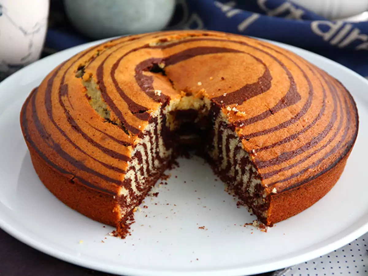 Kue Zebra, Kue Marmer Eksotis (Kue Marmer Italia) - foto 4