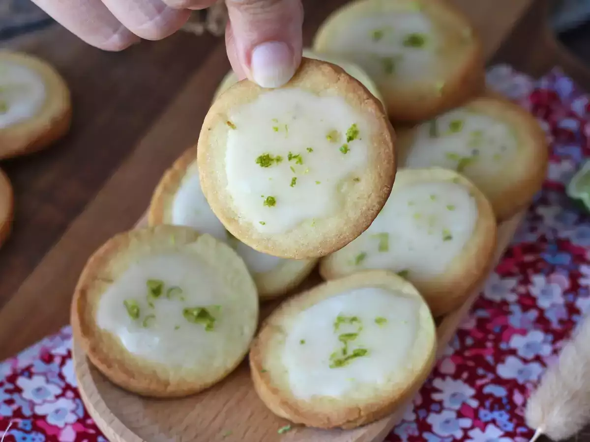 Kukis mentega jeruk nipis dengan glasir - foto 3