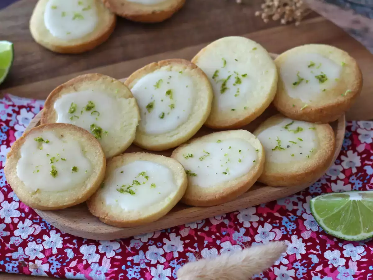 Kukis mentega jeruk nipis dengan glasir - foto 5
