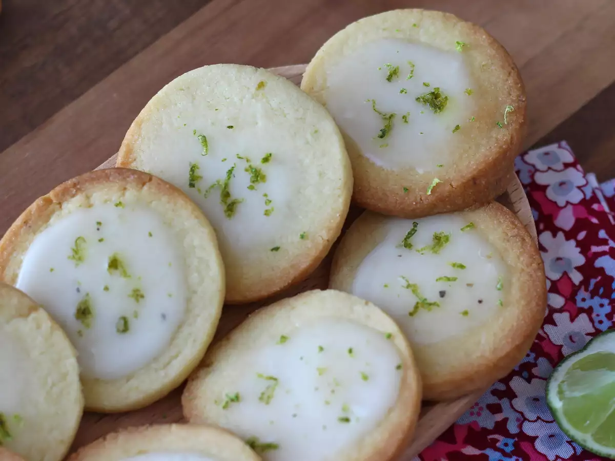 Kukis mentega jeruk nipis dengan glasir - foto 6
