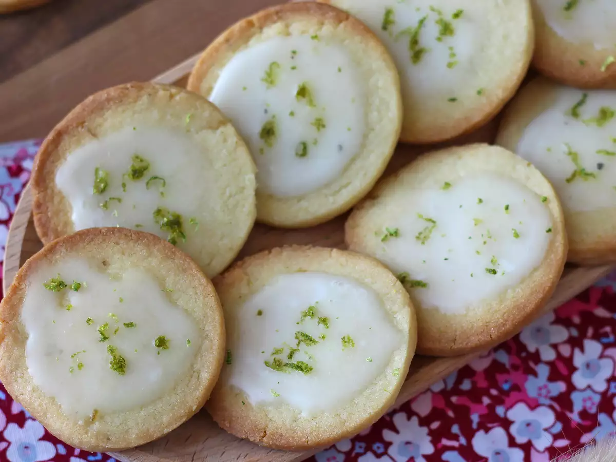 Kukis mentega jeruk nipis dengan glasir - foto 7