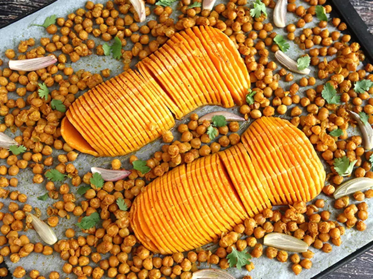 Labu butternut bergaya hasselback: lauk favorit baru Anda! - foto 5