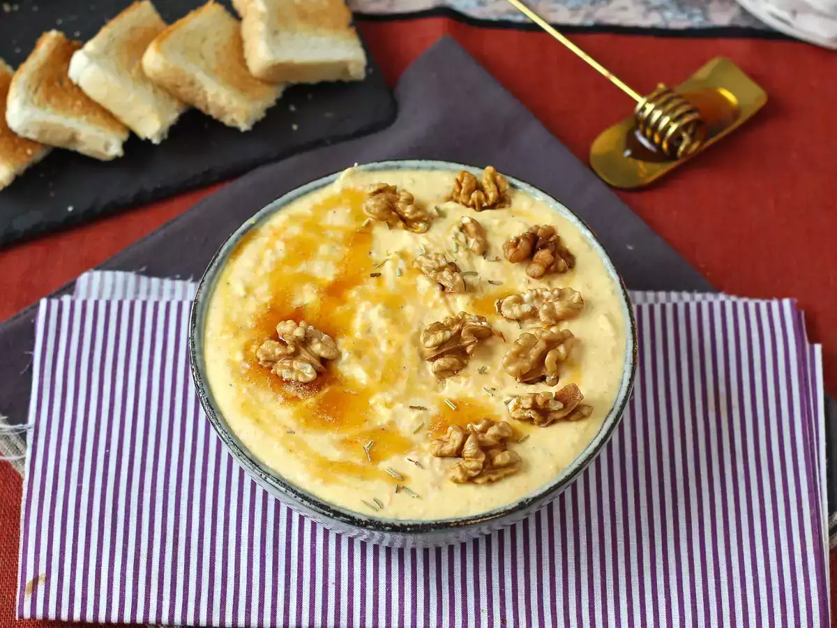 Labu dan feta pate yang lembut dengan sentuhan madu - foto 3