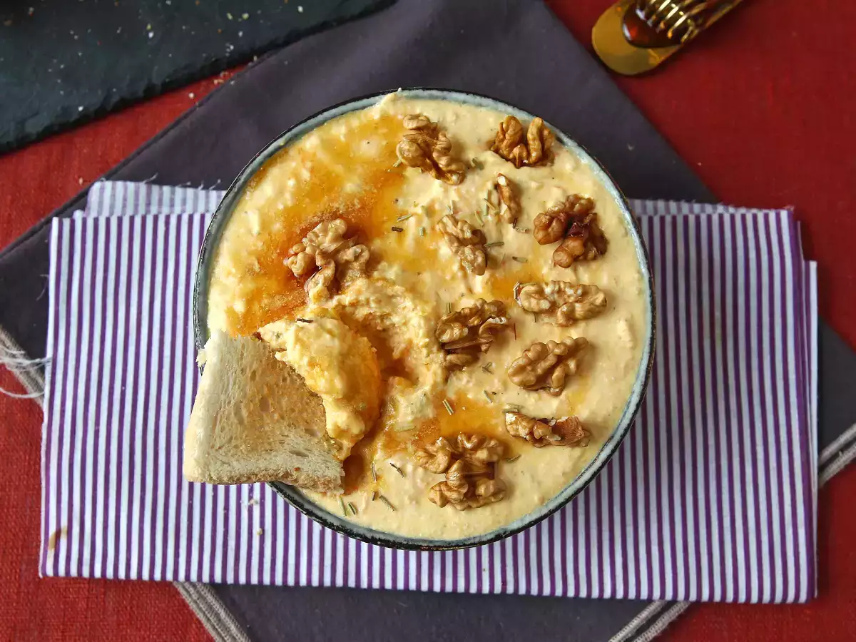 Labu dan feta pate yang lembut dengan sentuhan madu - foto 4