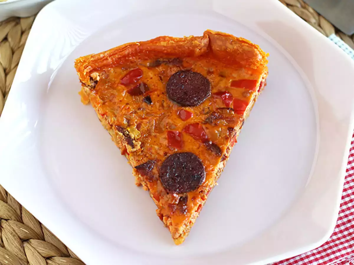 Lada dan chorizo quiche - foto 4