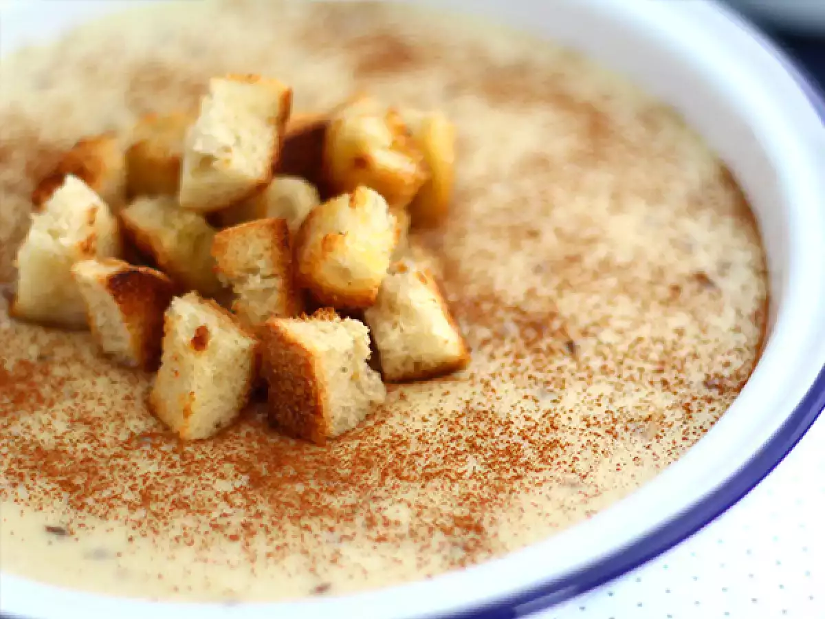 Las gachas, krim Andalusia dengan adas hijau dan kayu manis - foto 2