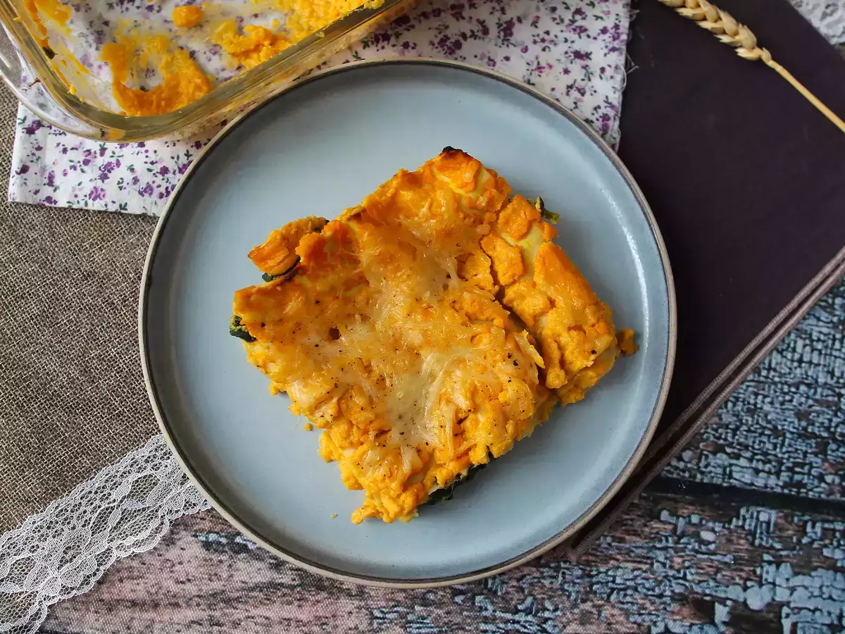 Lasagna dengan labu butternut, bayam, dan ricotta - foto 4