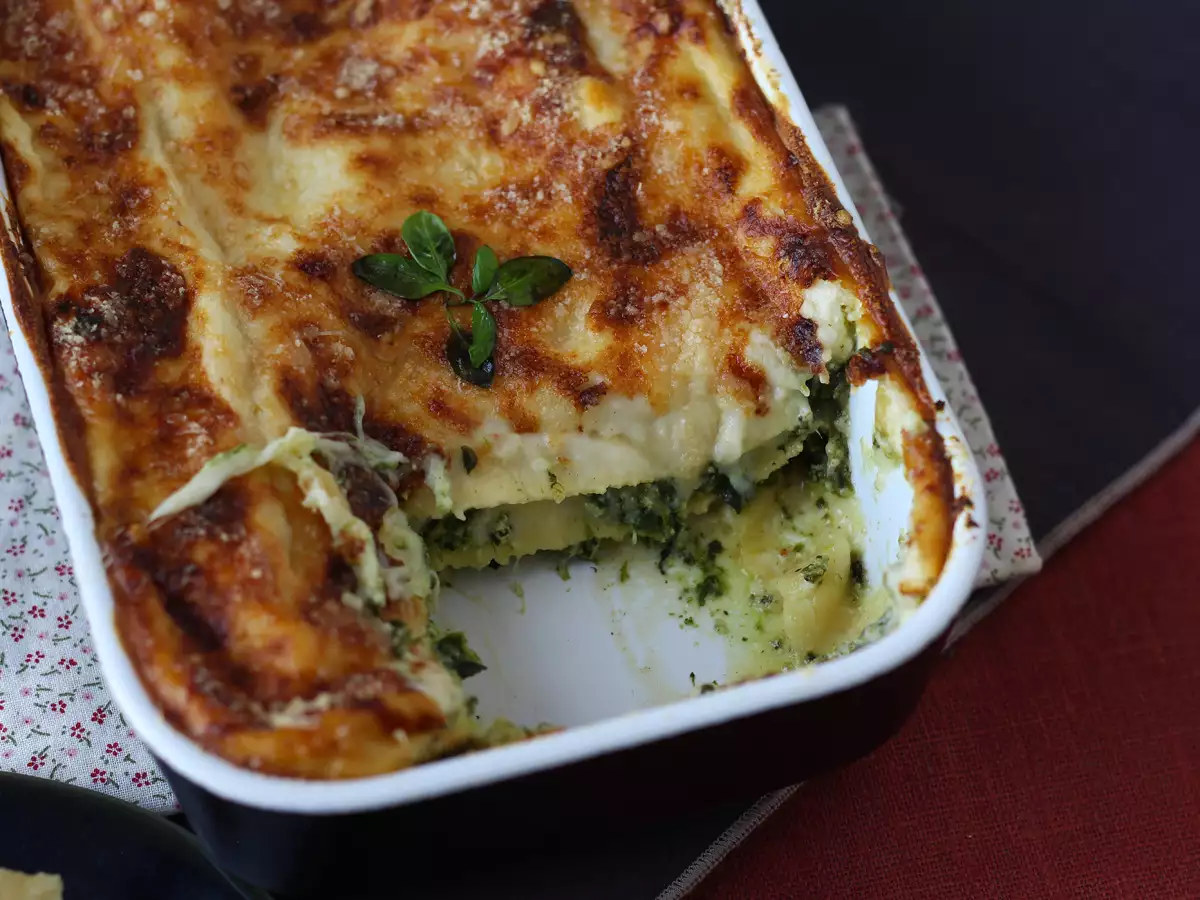 Lasagna Ricotta dan Bayam yang Lembut dan Lumer - foto 6