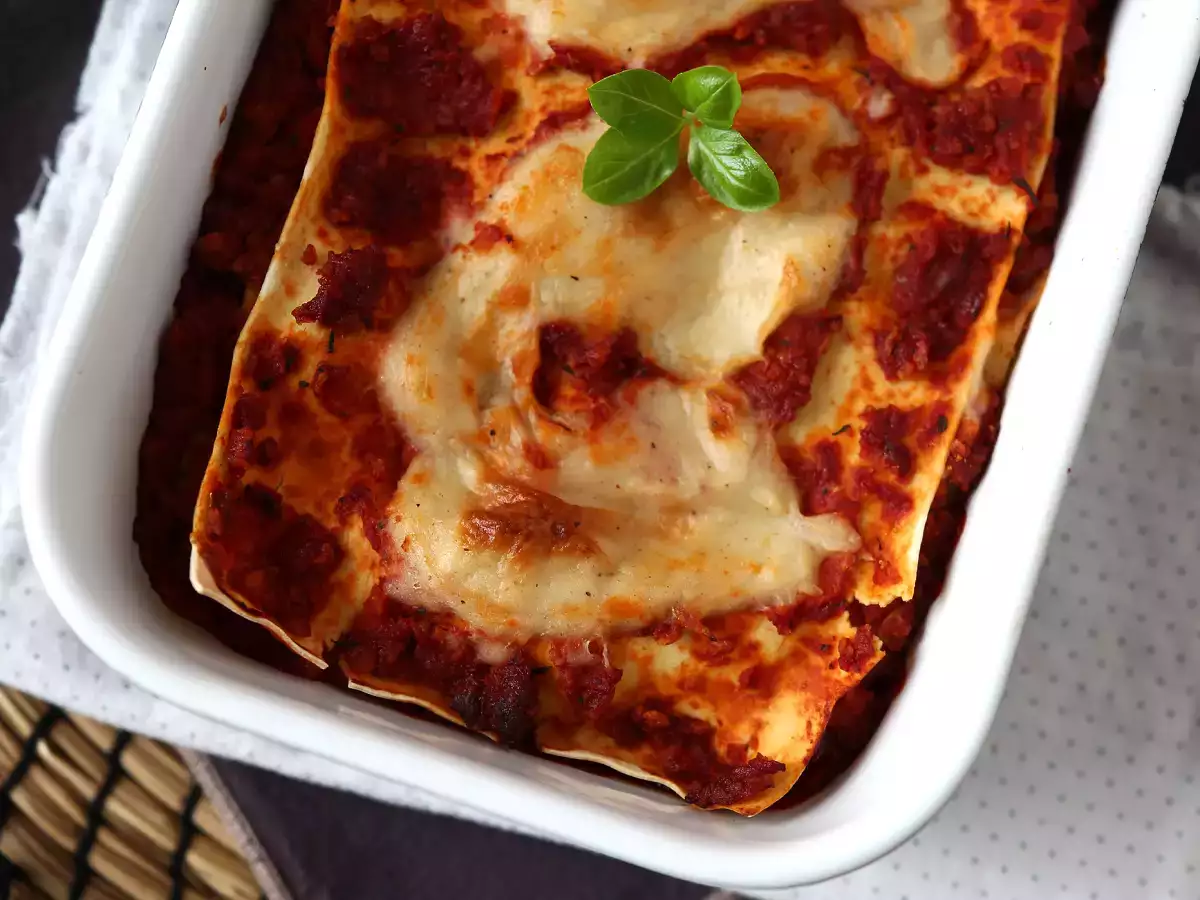 Lasagna vegetarian (Anda tidak akan percaya!) - foto 2