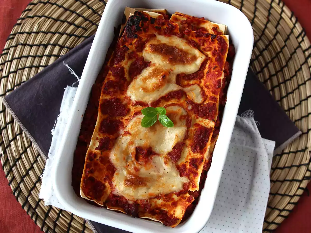Lasagna vegetarian (Anda tidak akan percaya!) - foto 5