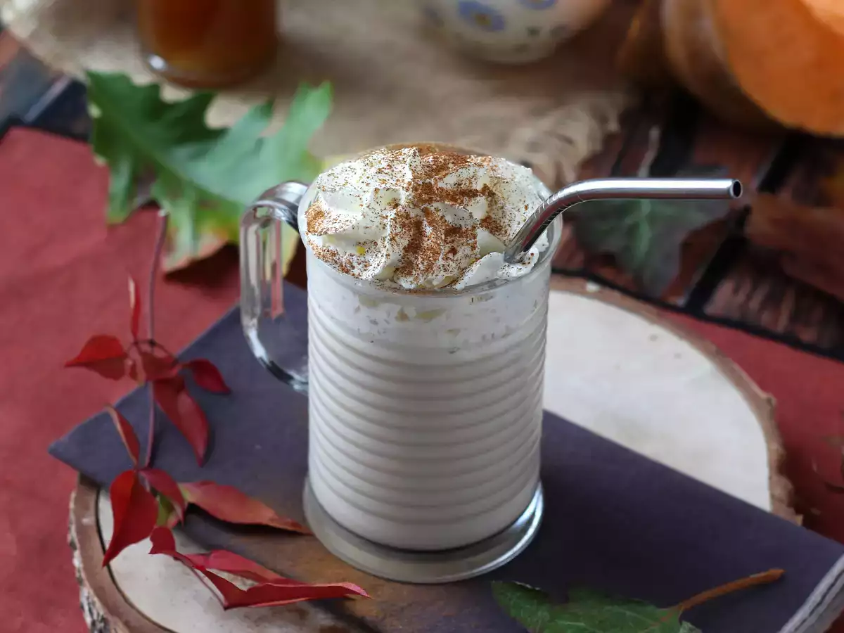 Latte rempah-rempah labu dengan sirup labu buatan sendiri! - foto 2