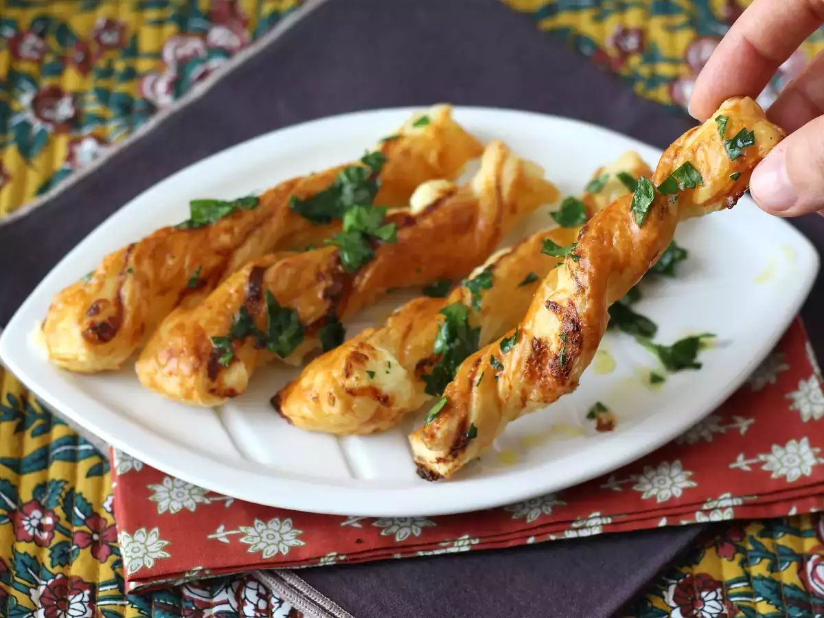 Lengkungan keju yang renyah dengan Airfryer - foto 3