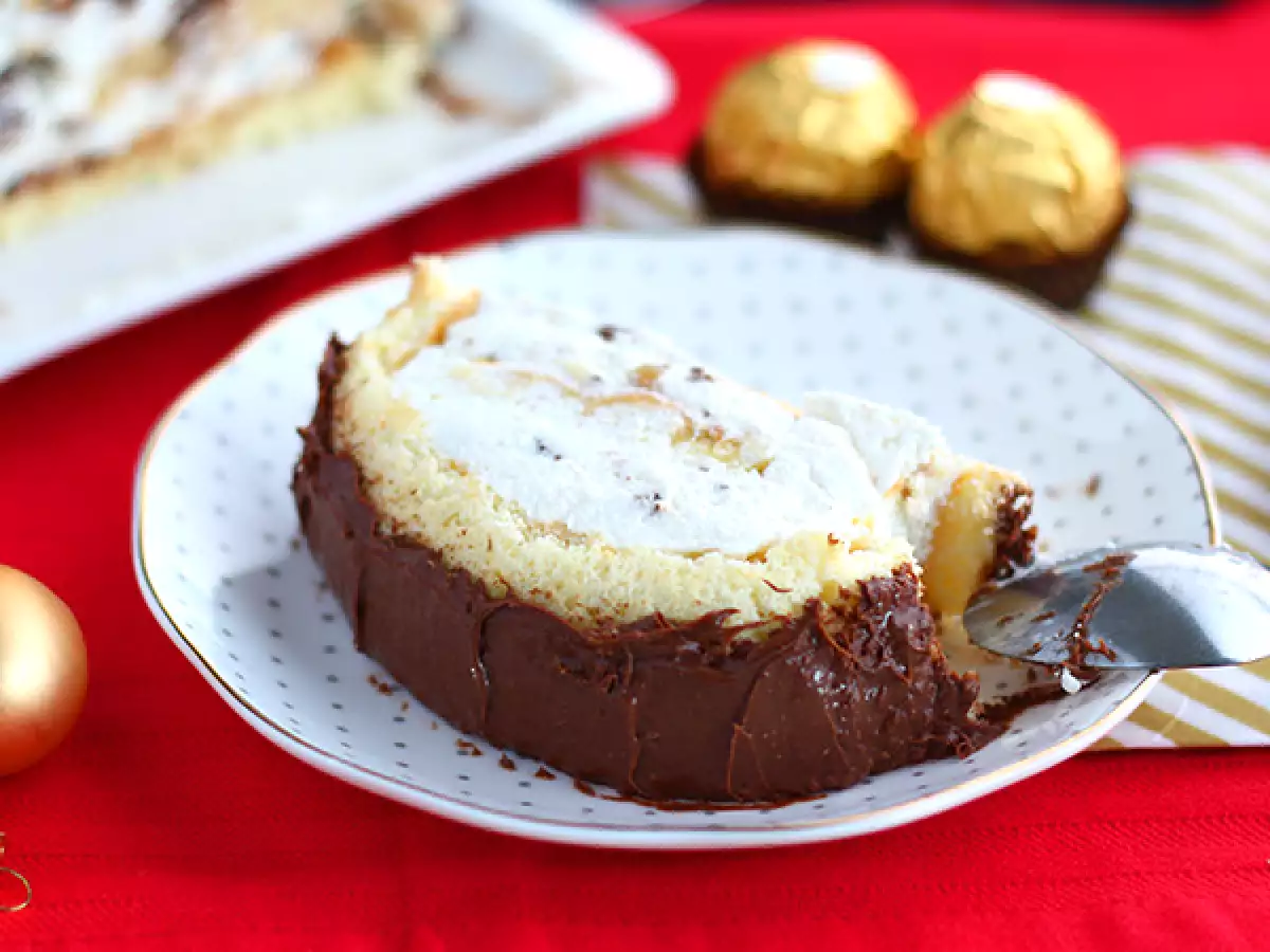 Log Natal dengan Ferrero Rochers - foto 4