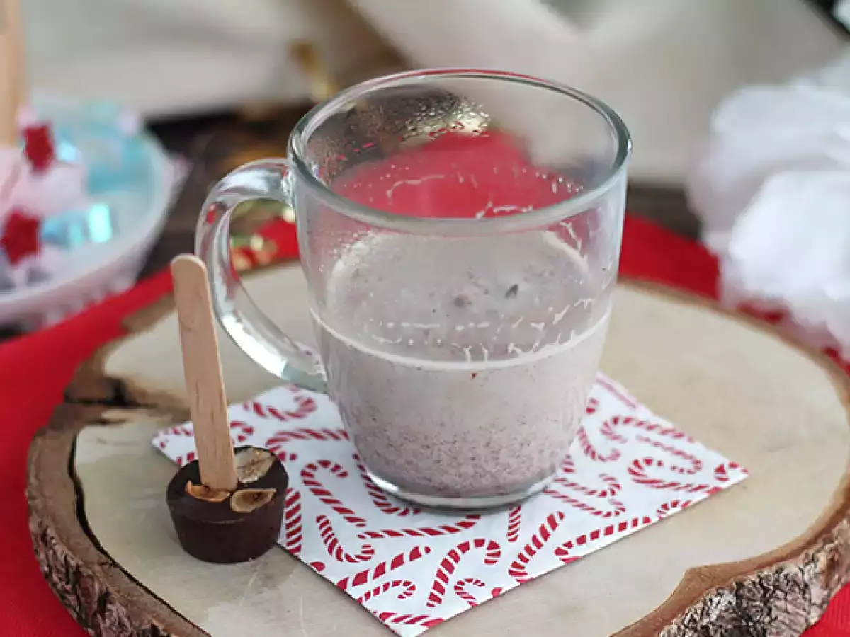 Lolipop cokelat panas: cokelat hitam + hazelnut panggang - foto 3