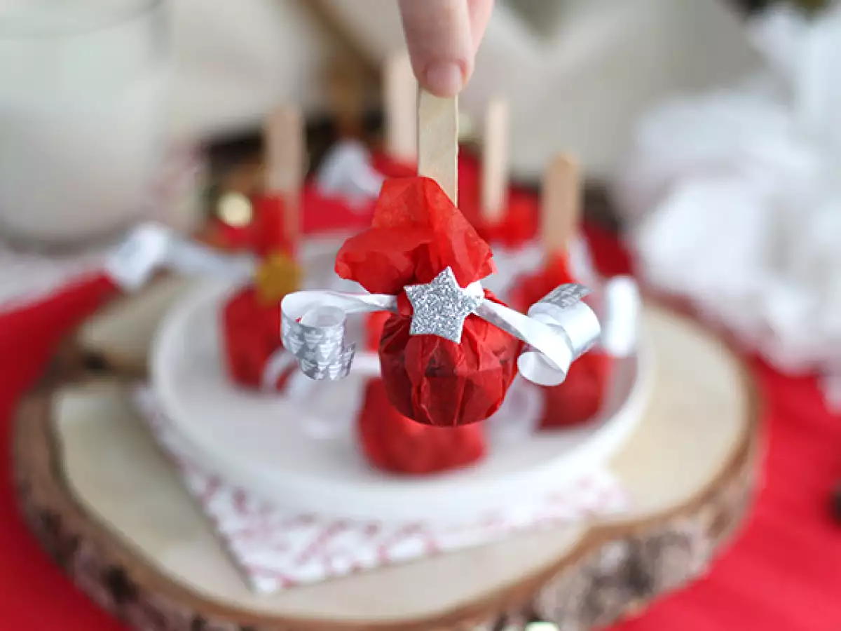 Lolipop cokelat panas: cokelat hitam + marshmallow - foto 2