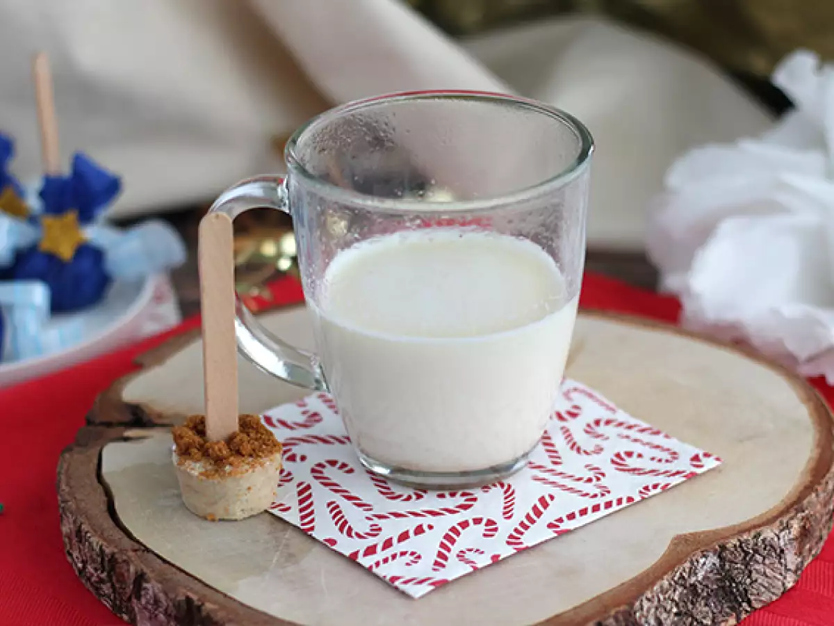 Lolipop cokelat panas: cokelat putih + spekulan - foto 2