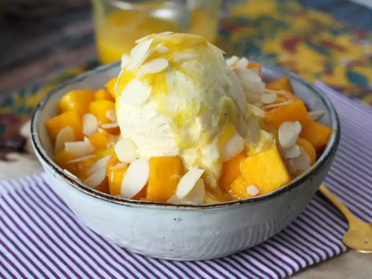 Mango bingsu, hidangan penutup Korea lezat dengan mangga yang populer di seluruh dunia - foto 4