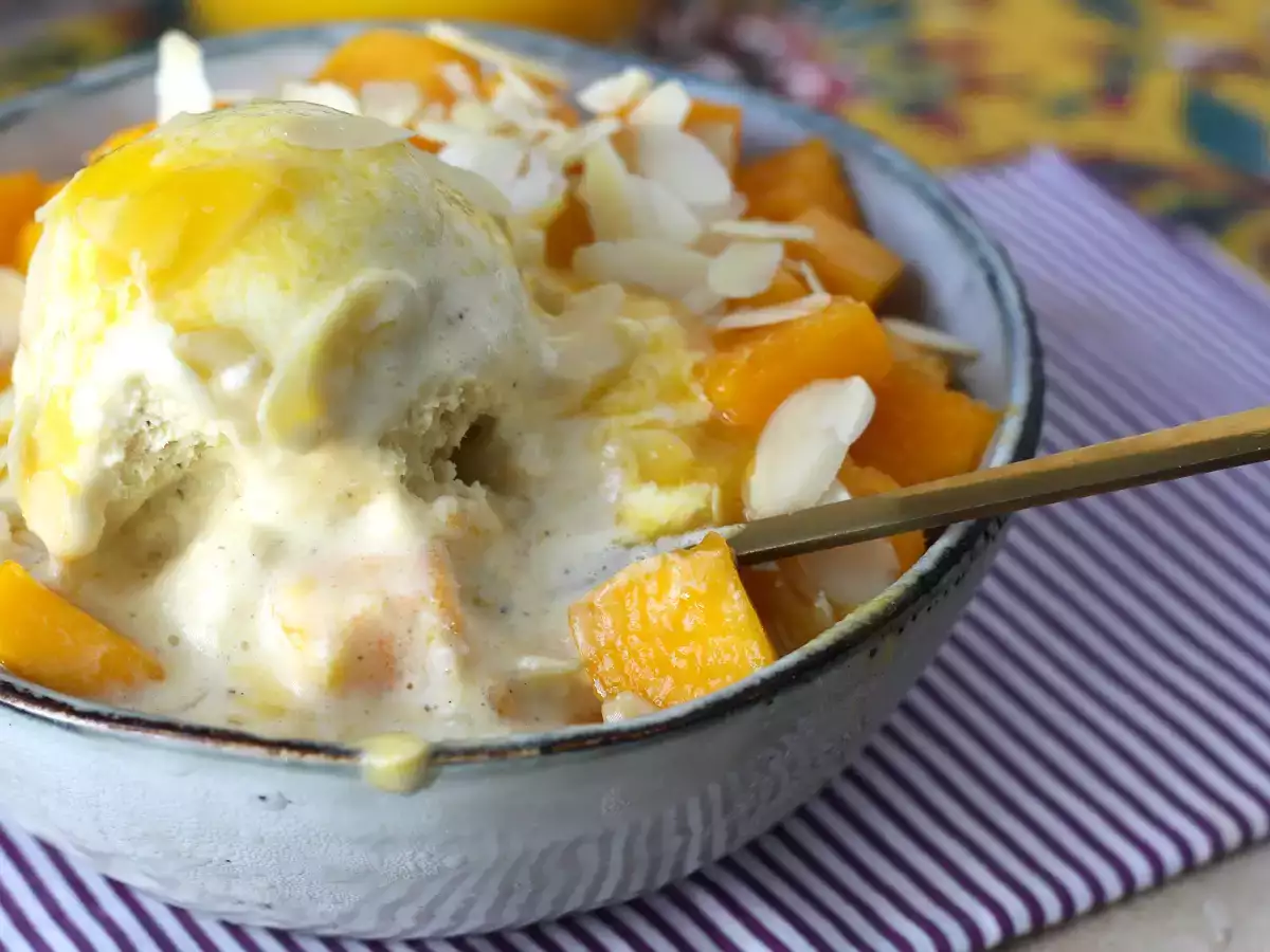 Mango bingsu, hidangan penutup Korea yang lezat dengan mangga yang populer di seluruh dunia - foto 3