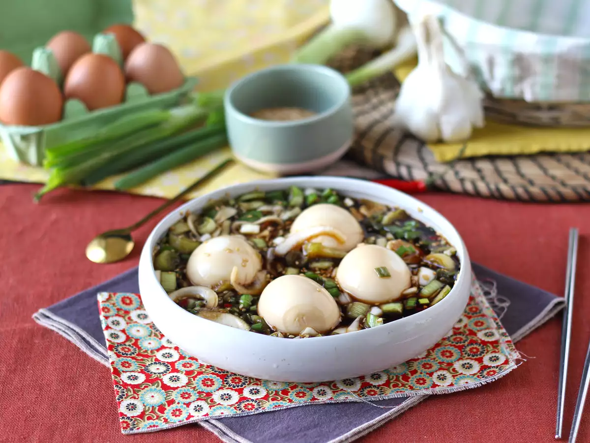 Mayak Gyeran - Telur yang diasinkan dengan bumbu Korea - foto 2