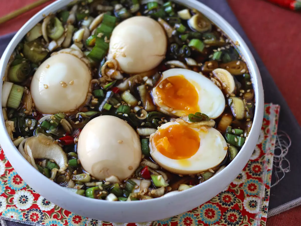 Mayak Gyeran - Telur yang diasinkan dengan bumbu Korea - foto 3