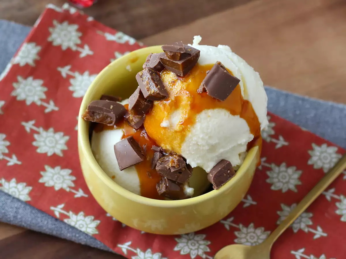 McFlurry Karamel Daim Buatan Sendiri dengan Ninja Creami - foto 5