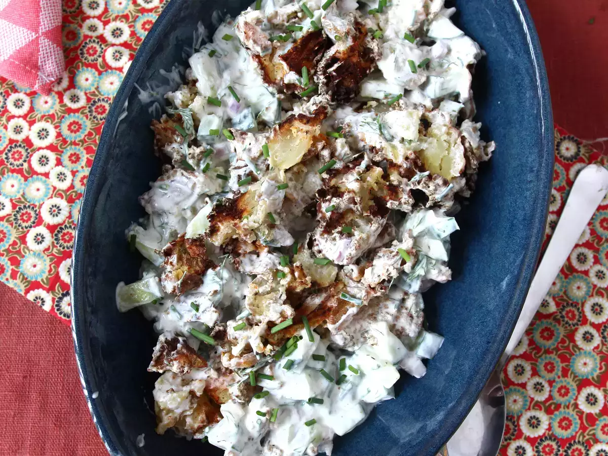 Mentimun dan salad kentang renyah - foto 2