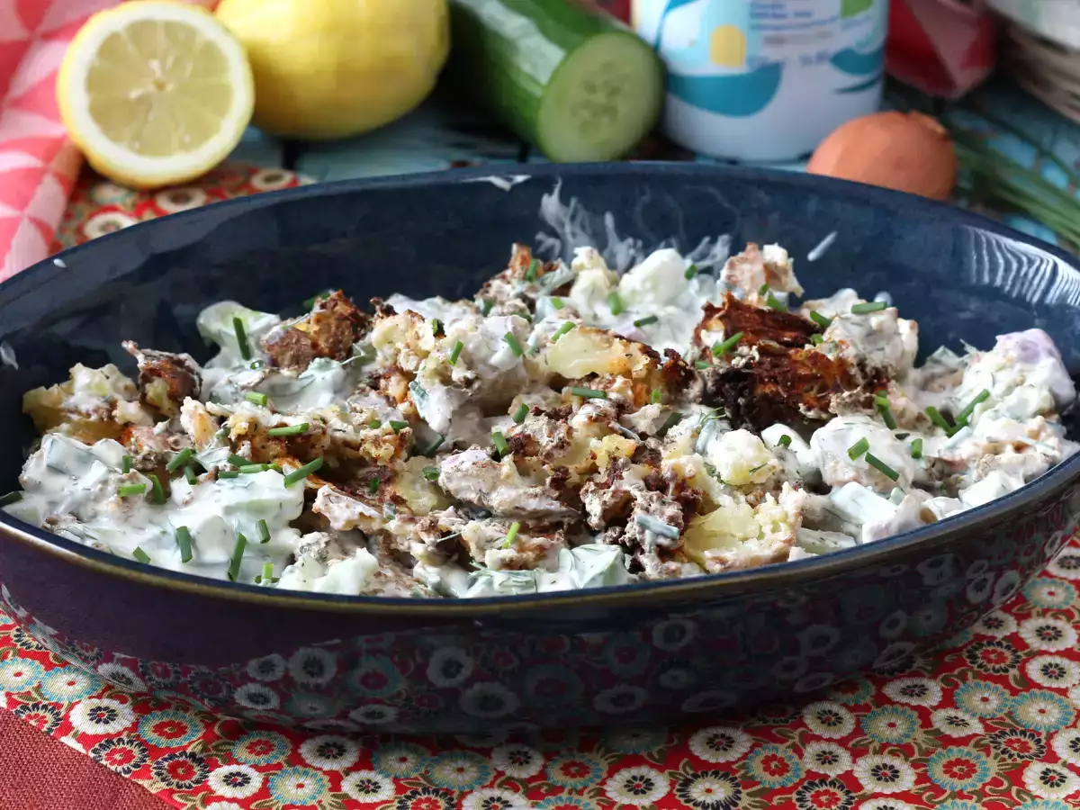 Mentimun dan salad kentang renyah - foto 6