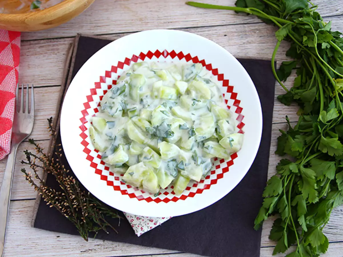 Mentimun dengan saus yoghurt - foto 3