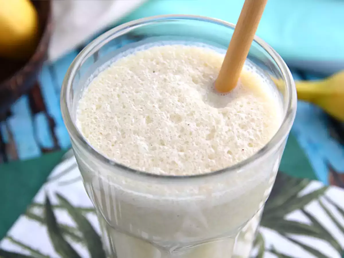 Milkshake pisang dan vanila - foto 2